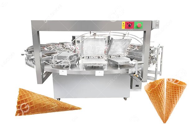 Máquina De Cono De Azúcar Enrollado 800 Piezas/h
