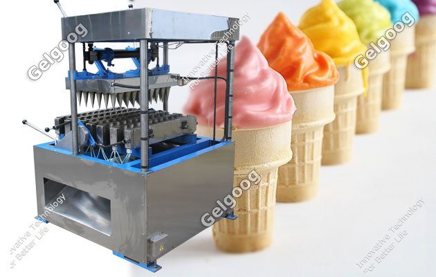 máquina de moldeo de cono de helado