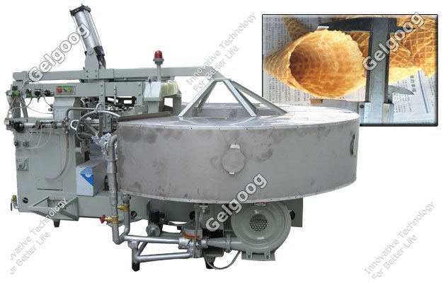 máquina de fabricación de cono de galleta