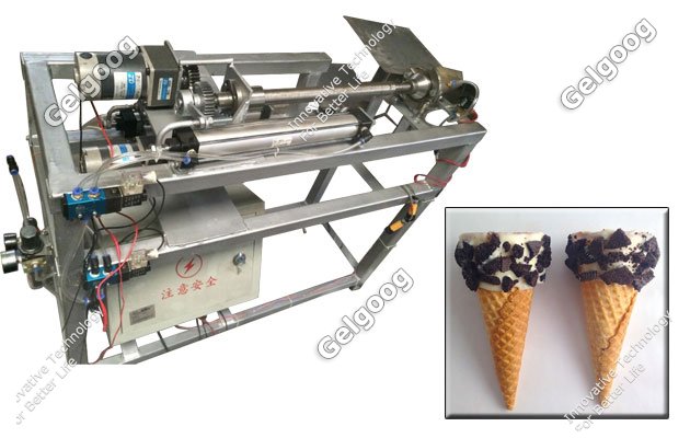 máquina de laminación de cono de helado