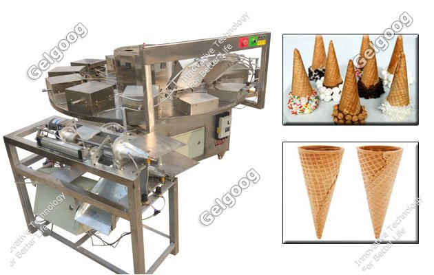 máquina de hacer cono de waffle