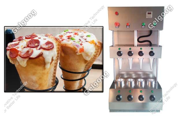 máquina de hacer pizza de cono