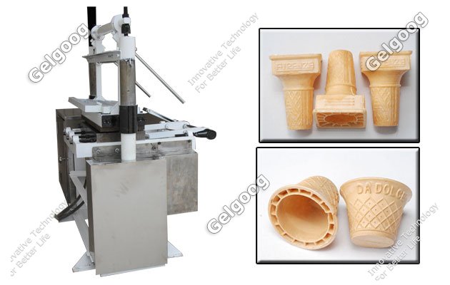 máquina de obleas cono de helado