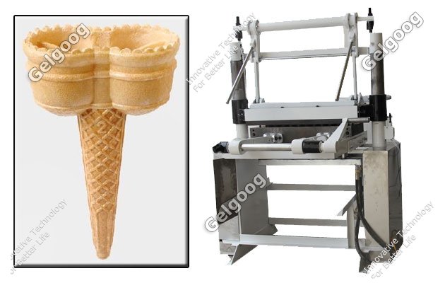 máquina de obleas cono de helado