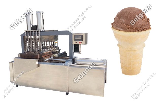 máquina de cono de helado comercial
