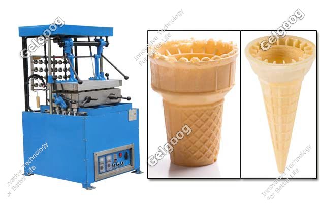 como funciona maquina para hacer conos helados