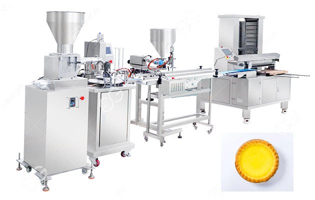 Máquina industrial para tartaletas de huevo